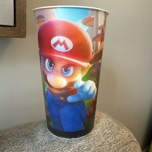 Super Mario Themed Cup The Super Mario Bros Movie Popcorn & Drink Cup Zinc